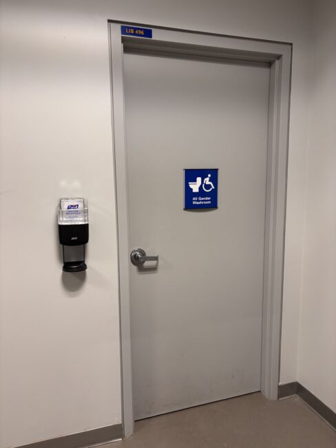 Image of All Gender Washroom on 4th floor