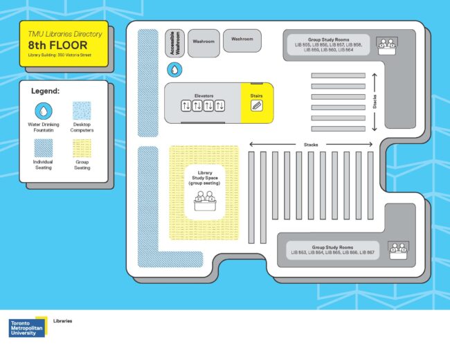 Floor plan for 8th floor