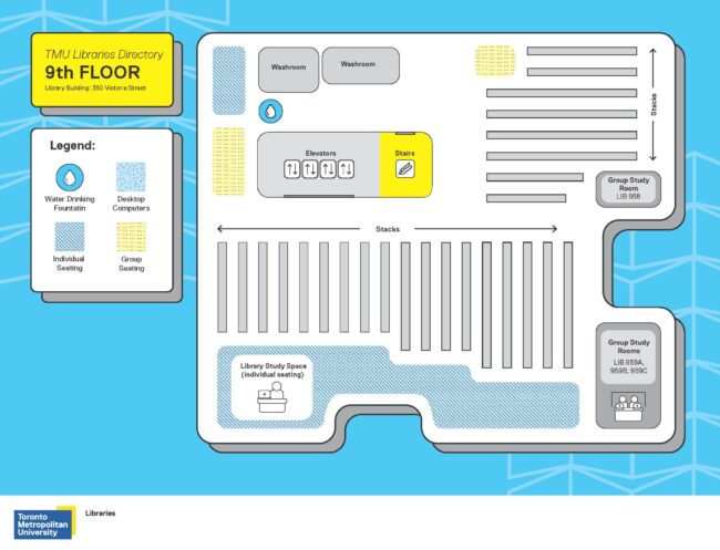 Floor plan for the 9th floor